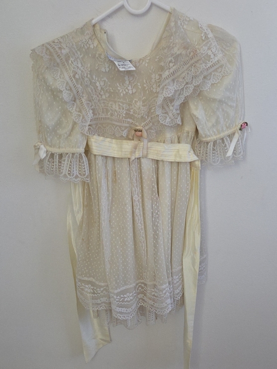 Gunne Sax Other - Gunne Sax Vintage Girls' Lace Overlay Dress in Cream Size 4
